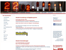 Tablet Screenshot of industriesalon.de